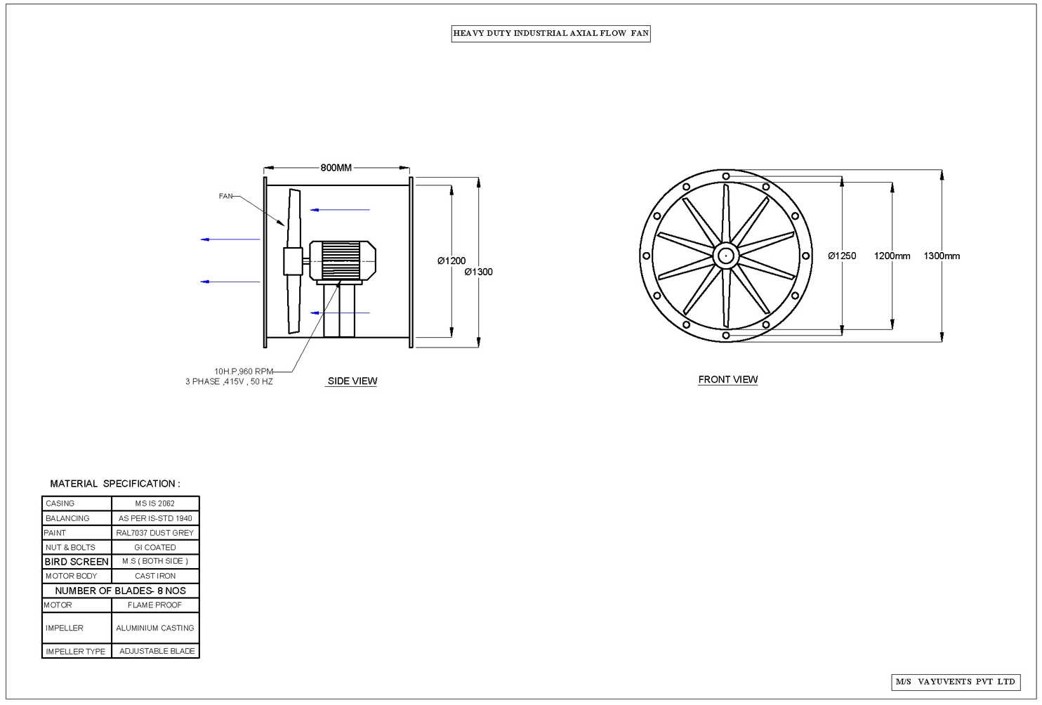 Axial Flow Fan